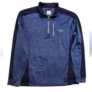 Callaway Blue Quarter-Zip Pullover